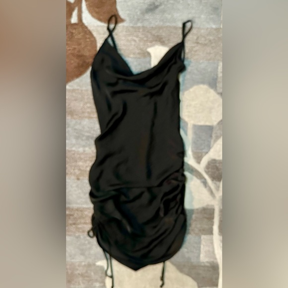 Intimately Free People Day To Night Convertible Mini To Midi Black Slip Dress - Picture 2 of 15